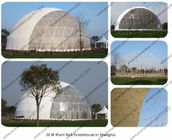 Steel Circle Tube Outdoor Dome Tent Half Sphere Diamater 30m For Celebration